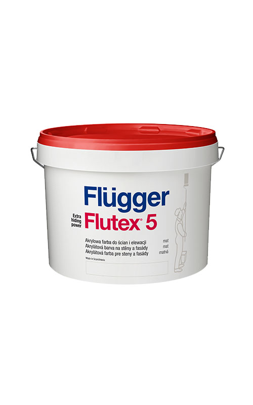 Flügger Flutex 5 - matná aktrylátová farba na steny