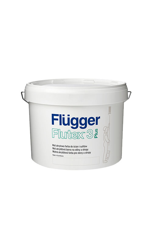 Flügger Flutex 3 Plus matná aktrylátová farba